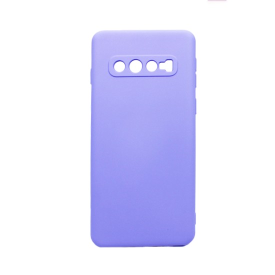Silicone Case with Camera Shield for Samsung Galaxy S10 Purple Silicone Case with Camera Shield for Samsung Galaxy S10 Purple